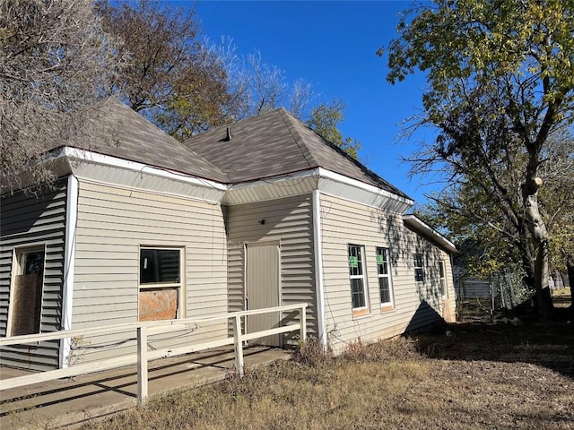 view of side of home