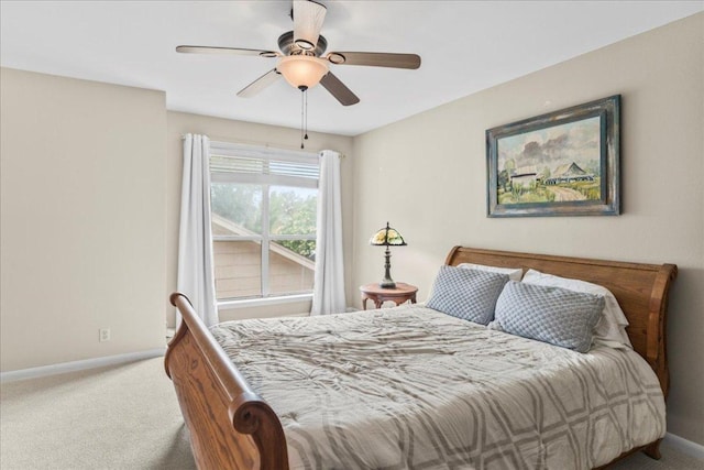 10920 Crown Colony Dr Unit C, Austin, TX 78747 - carpeted bedroom featuring baseboards and ceiling fan