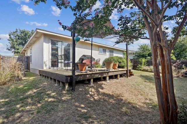 17405 Wiseman Dr, Pflugerville, TX 78660 - rear view of property featuring a deck