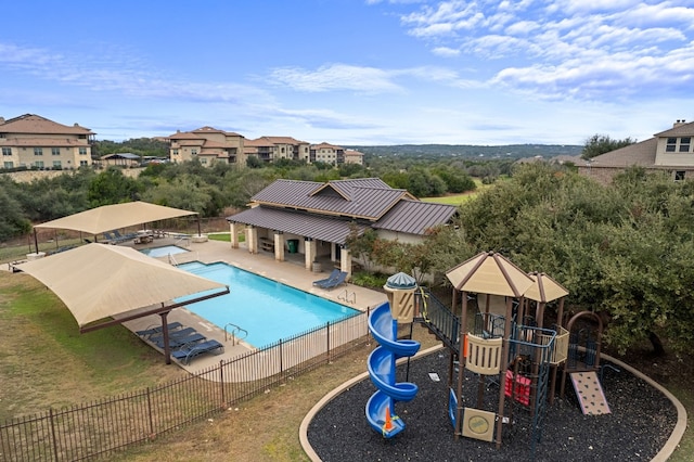 578 Ledge Stone Dr, Austin, TX 78737 - community pool with a patio
