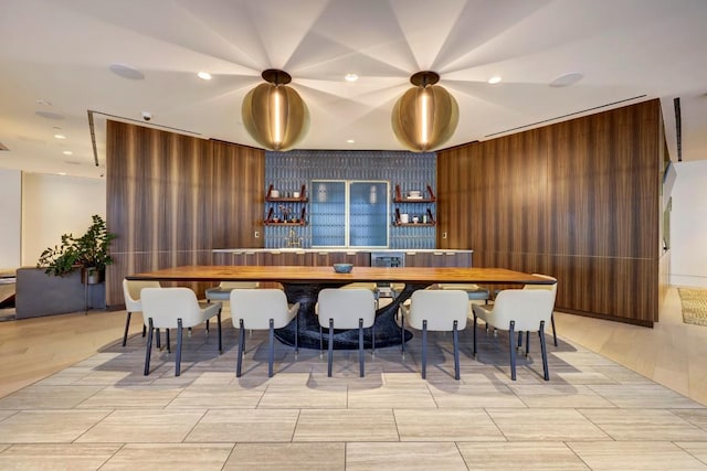 501 W Ave Unit 2904, Austin, TX 78701 - dining space featuring recessed lighting