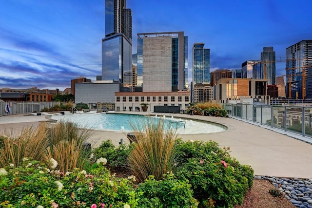 501 W Ave Unit 2904, Austin, TX 78701 - community pool featuring a view of skyline