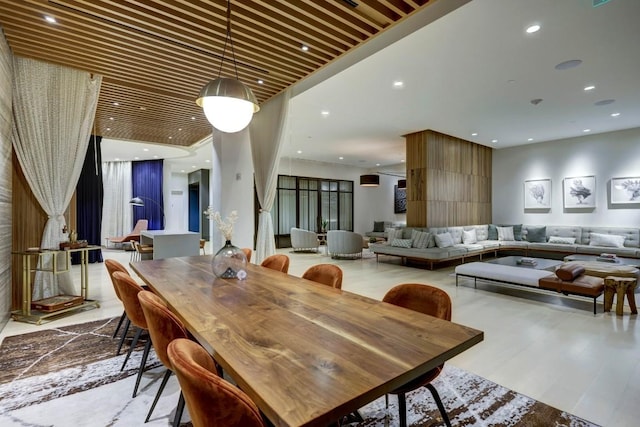 501 W Ave Unit 2904, Austin, TX 78701 - dining space with recessed lighting