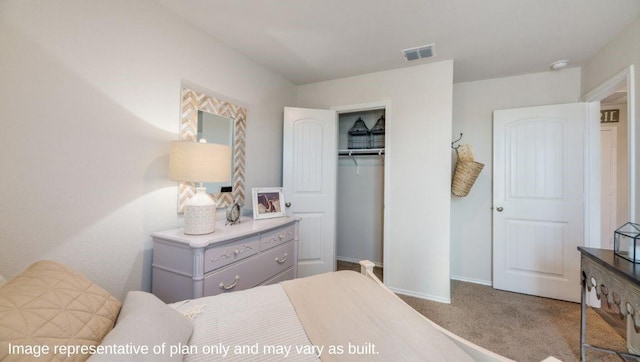 418 Gallaher Bnd, Maxwell, TX 78656 - bedroom featuring carpet floors and a closet
