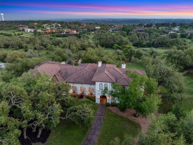18033 Glenville Cv, Austin, TX 78738 - aerial view of property and surrounding area