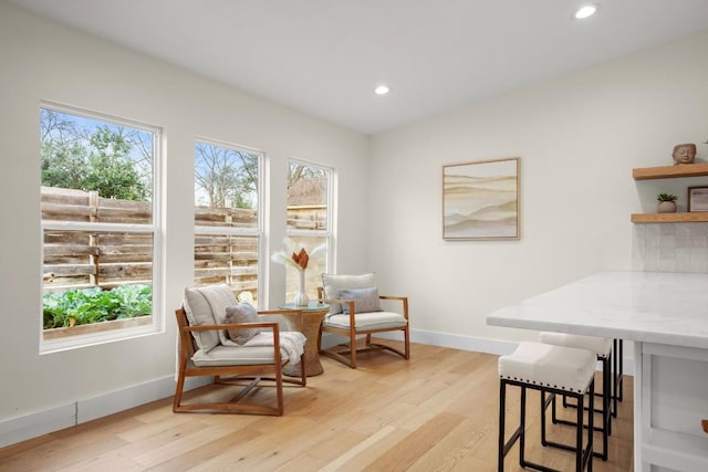 1907 Casa Grande Dr, Austin, TX 78733 - living area featuring healthy amount of natural light, light wood-type flooring, and recessed lighting