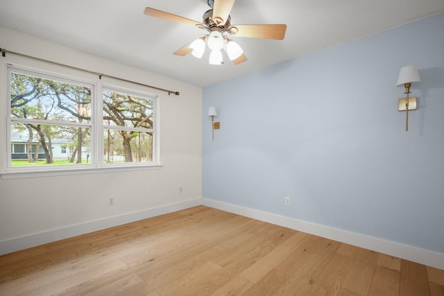 1907 Casa Grande Dr, Austin, TX 78733 - spare room featuring light wood finished floors and ceiling fan