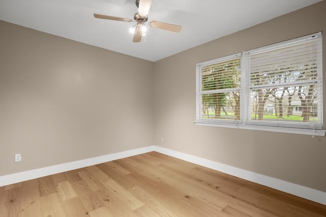 1907 Casa Grande Dr, Austin, TX 78733 - spare room with light wood-style floors and ceiling fan