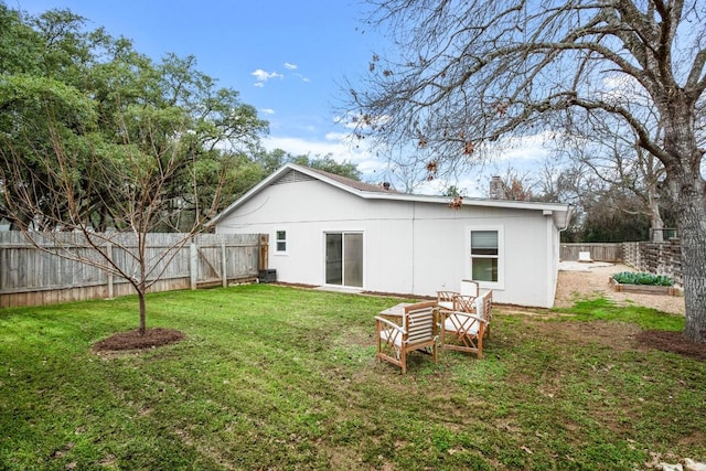 1907 Casa Grande Dr, Austin, TX 78733 - rear view of property with a fenced backyard