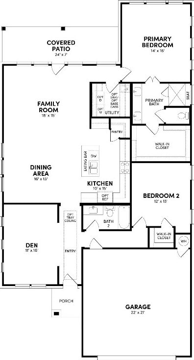 1505 Dancing Oak Ln, San Marcos, TX 78666 - view of property floor plan