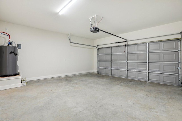 346 Webb St, Smithville, TX 78957 - garage with water heater and a garage door opener