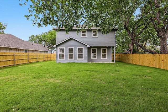 346 Webb St, Smithville, TX 78957 - back of property featuring a fenced backyard and a yard
