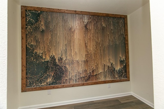 392 N Oak Vista Dr, Burnet, TX 78611 - unfurnished room with dark wood-type flooring and baseboards
