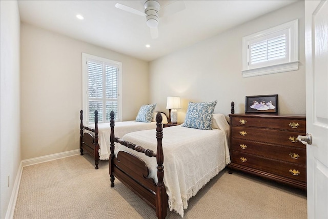 3800 Bailey Ln Unit F-1, Austin, TX 78756 - carpeted bedroom with ceiling fan