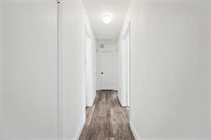 hall featuring hardwood / wood-style floors