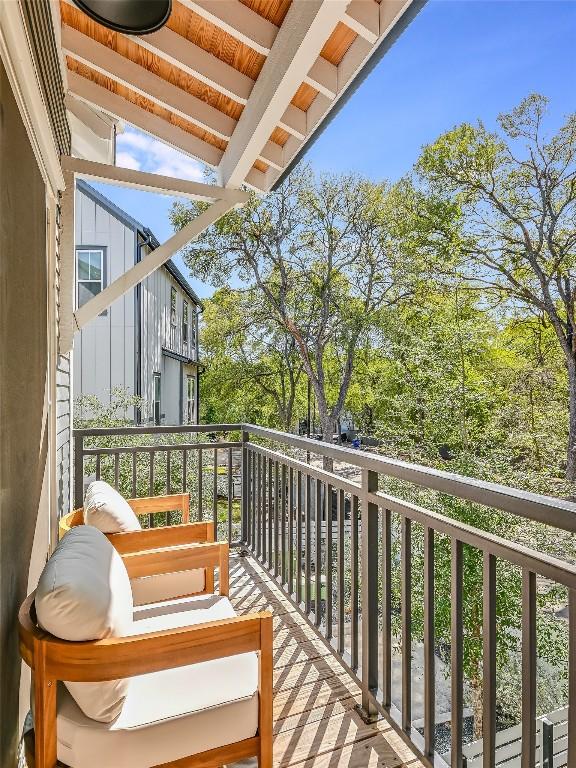 3809 Valley View Rd Unit 1, Austin, TX 78704 - view of balcony
