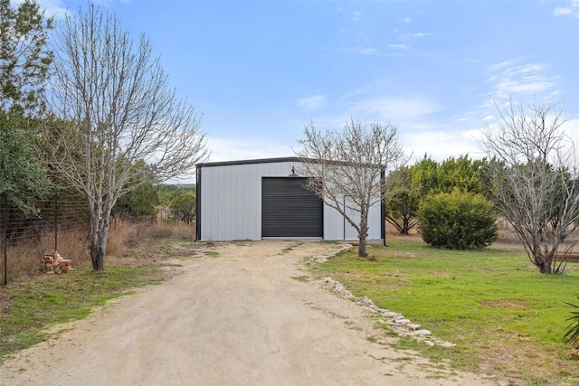 200 Shady River Rd, Wimberley, TX 78676 - view of outbuilding featuring dirt driveway