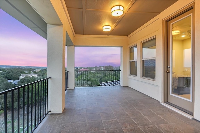 205 Palazza Alto Dr, Austin, TX 78734 - view of balcony at dusk
