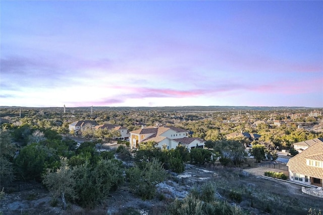 205 Palazza Alto Dr, Austin, TX 78734 - aerial view at dusk of a residential view