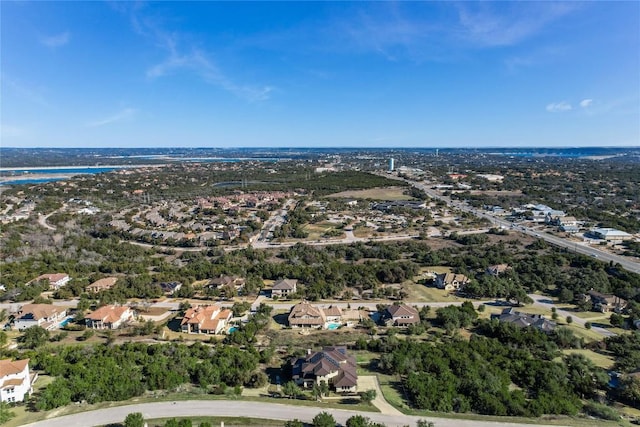 205 Palazza Alto Dr, Austin, TX 78734 - aerial view of property and surrounding area with nearby suburban area