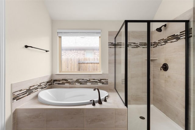 4131 Van Ness Ave, Round Rock, TX 78681 - full bath featuring a stall shower and a garden tub