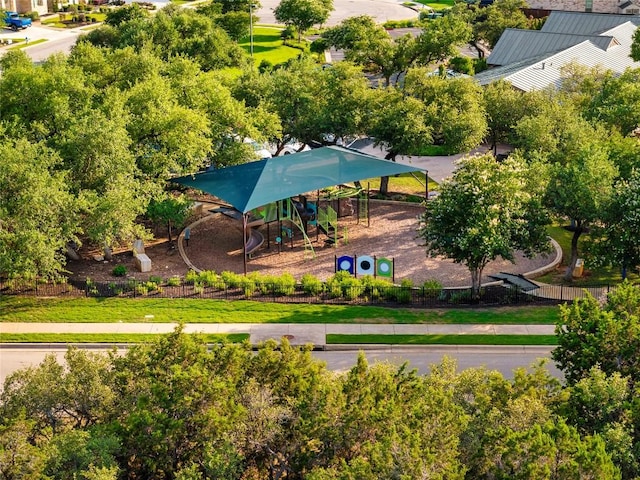 4131 Van Ness Ave, Round Rock, TX 78681 - aerial view of a tree filled landscape