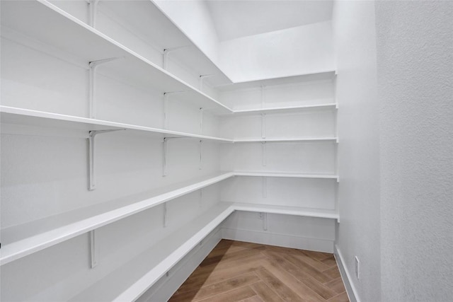 view of storage area