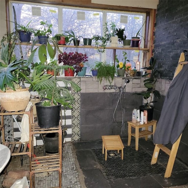 interior space with plenty of natural light