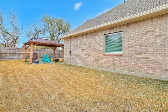 1330 Logan Blvd, Salado, TX 76571 - view of yard featuring a gazebo and a patio area