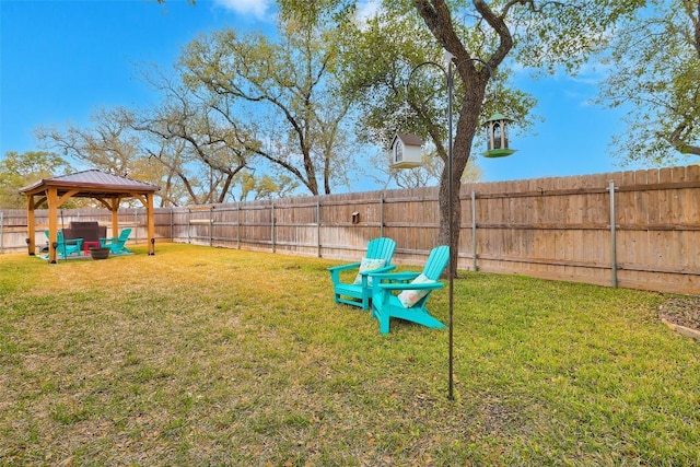 1330 Logan Blvd, Salado, TX 76571 - view of yard with a gazebo