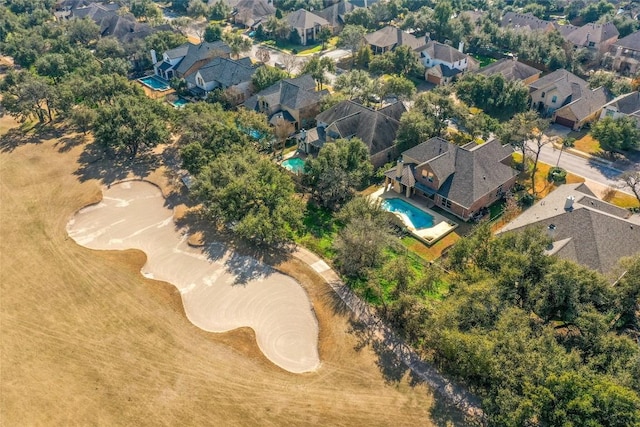 drone / aerial view featuring a residential view