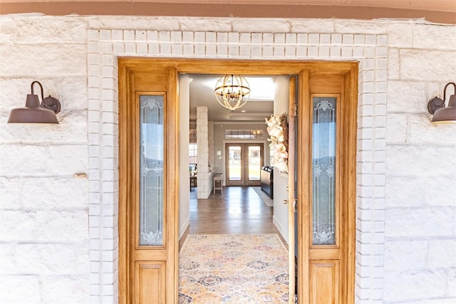 view of exterior entry
