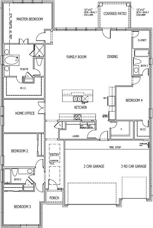 150 Samuel Blair Pass, Bastrop, TX 78602 - property floor plan