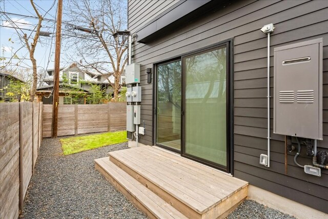 3204 Garden Villa Ln Unit 2, Austin, TX 78704 - wooden deck with a fenced backyard