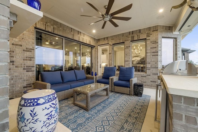 interior space featuring a sunroom