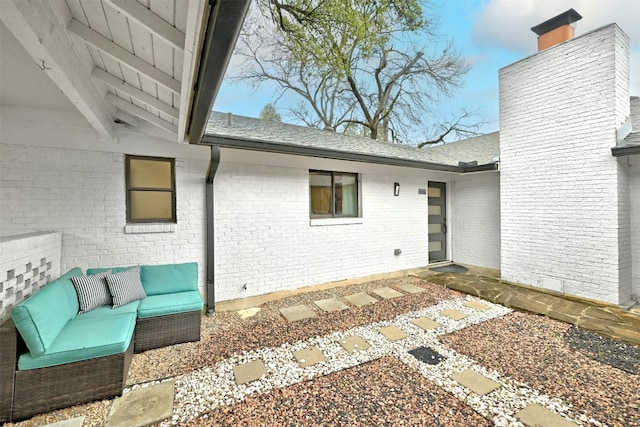 3010 Burleson Rd Unit A, Austin, TX 78741 - view of patio featuring an outdoor hangout area