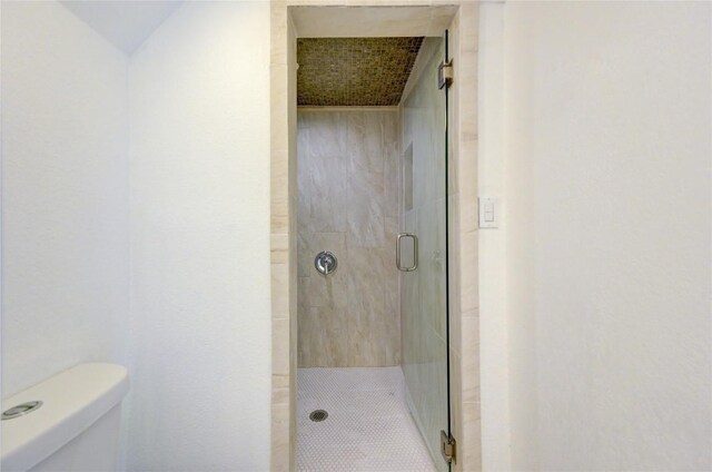 10104 Oak Hollow Cir, Austin, TX 78758 - bathroom with toilet and a stall shower