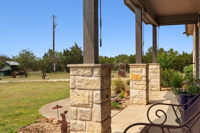 201 Hillview Cir, Dripping Springs, TX 78620 - view of patio