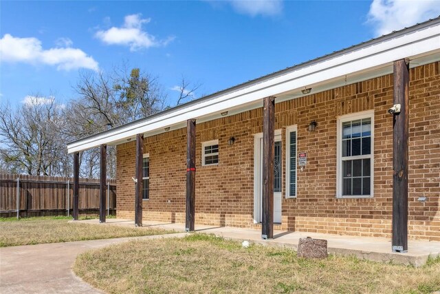 826 Savannah Cv, Elgin, TX 78621 - doorway to property with brick siding