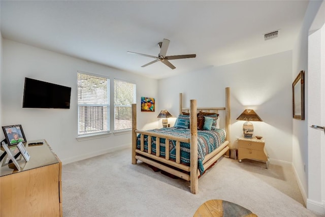 331 Kitty Hawk Rd, Georgetown, TX 78633 - carpeted bedroom with baseboards and a ceiling fan