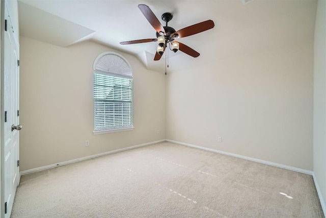 1003 Preserve Pl, Round Rock, TX 78665 - carpeted empty room with baseboards and ceiling fan