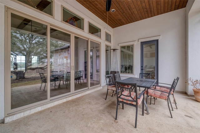 521 Wonderstruck, Liberty Hill, TX 78642 - view of patio featuring outdoor dining area