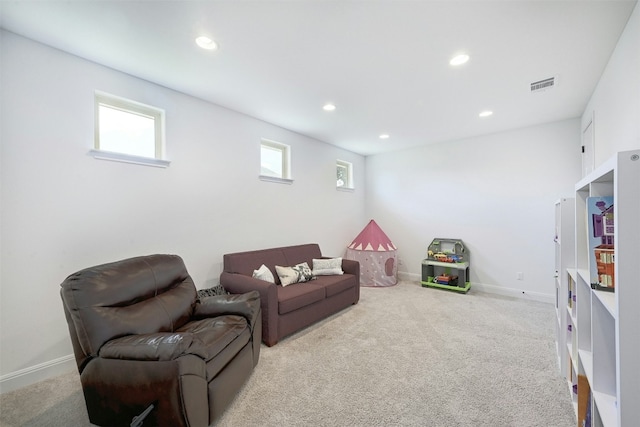 1635 Nature View Loop, Driftwood, TX 78619 - game room with recessed lighting, healthy amount of natural light, and carpet floors