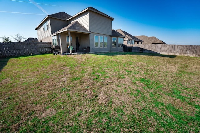 5864 Bianca Dr, Round Rock, TX 78665 - view of rear view of house