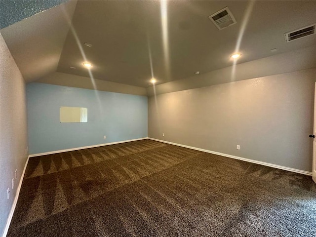 5864 Bianca Dr, Round Rock, TX 78665 - empty room with carpet and lofted ceiling
