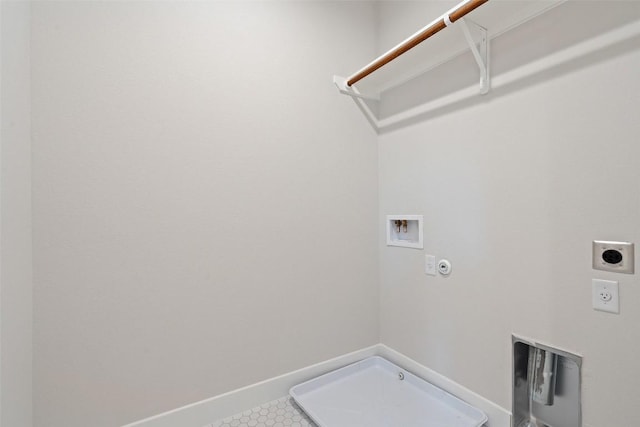 1135 Salina St, Austin, TX 78702 - washroom with hookup for an electric dryer, hookup for a washing machine, and gas dryer hookup