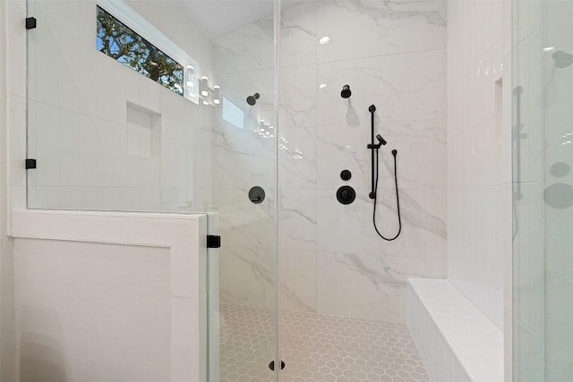 1135 Salina St, Austin, TX 78702 - bathroom with a marble finish shower