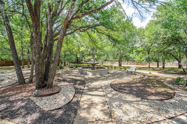 exterior space featuring fence