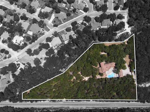 1414 Eagle Trl, Copperas Cove, TX 76522 - aerial map of property and surrounding area featuring property boundaries highlighted
