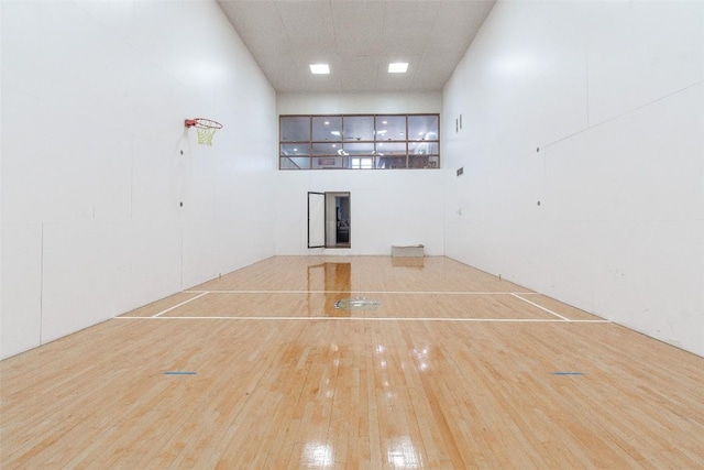 view of basketball court featuring community basketball court